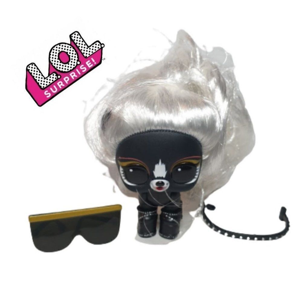 LOL Surprise Remix Pets Solo Skunk Hair Hair Series 2 Mini Figure Toy Playset
